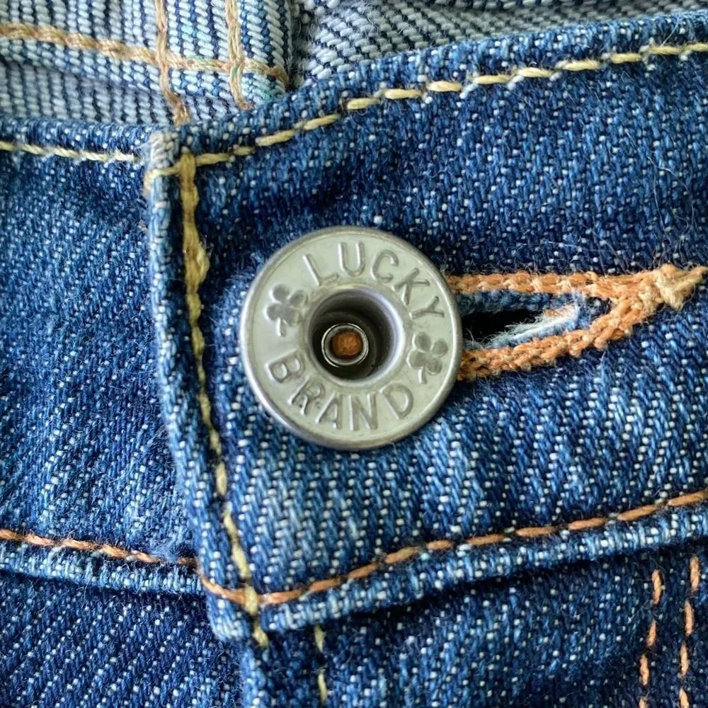 LUCKY Brand Dark Washed Flare Jeans Size 8/29 - Picture 5 of 10